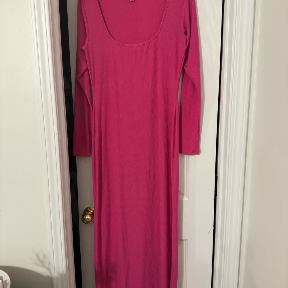 SKIMS long sleeve soft lounge dress